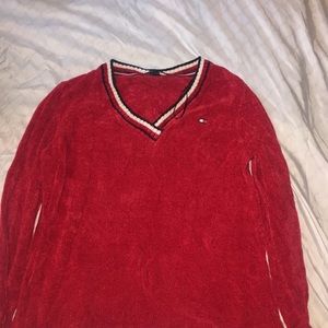 Red Tommy Hilfiger Sweater